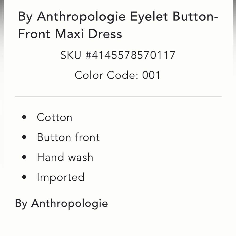 Anthropologie maxi shirt dress - Picture 3 of 5